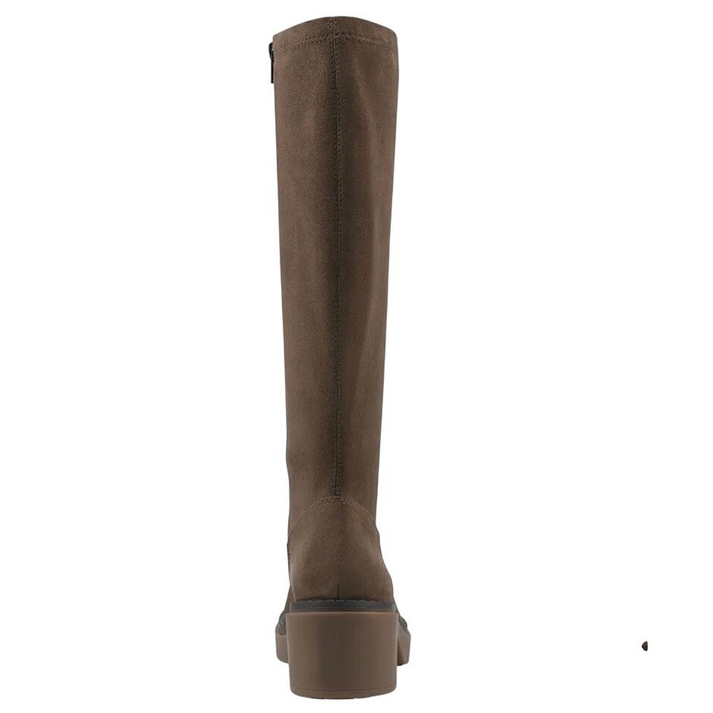 NEW White Mountain Marcella Womens Brown Suede Tall Shaft Boots Block Heel 9M - Picture 3 of 10
